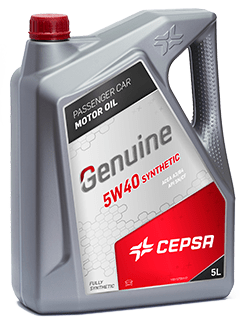 CEPSA GENUINE 5W40 SYNTHETIC — Fotografie produktové řady