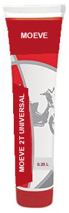 MOEVE 2T UNIVERSAL — 0.25 L; Retuš etikety