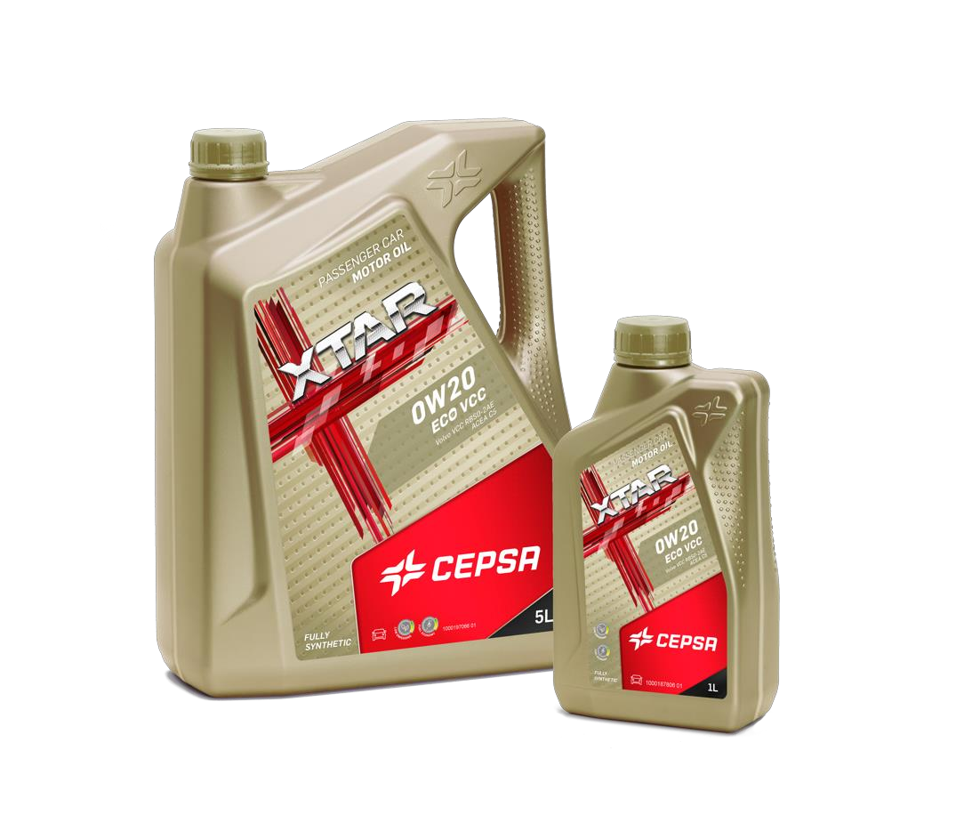 XTAR 0W20 ECO VCC — manufacturer family image including 1 L container