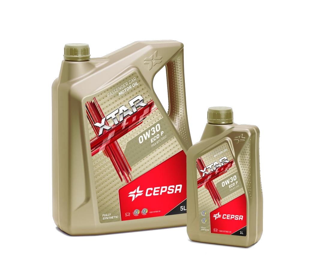 XTAR 0W30 ECO P — manufacturer family image including 5 L container
