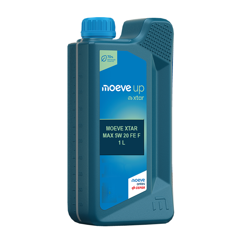 MOEVE XTAR MAX 5W 20 FE F — 1 L; Retuš etikety